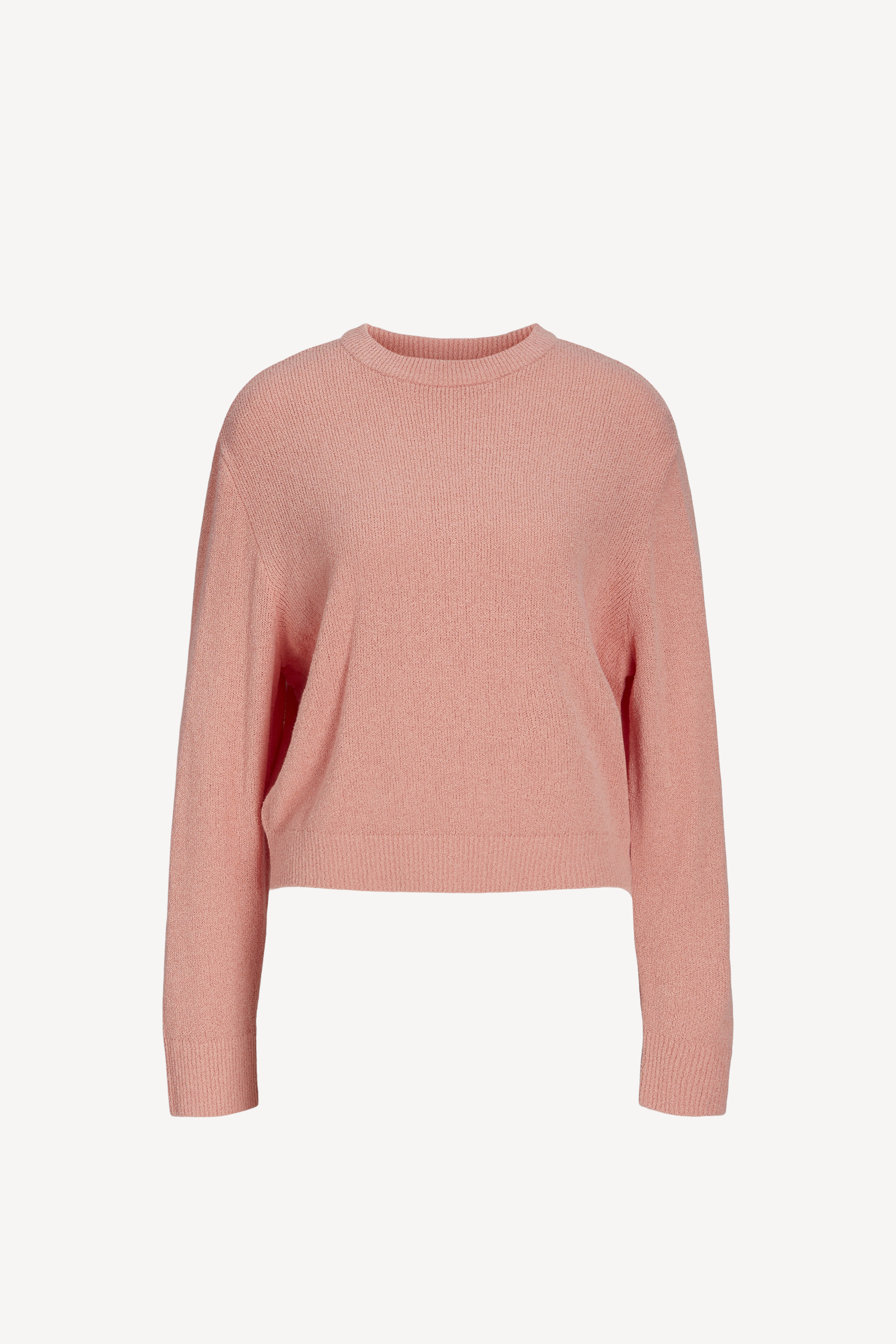 Daisy Crew Neck Knit Burnt Coral