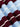 Balou Knitted Top Light Blue/ Burgundy