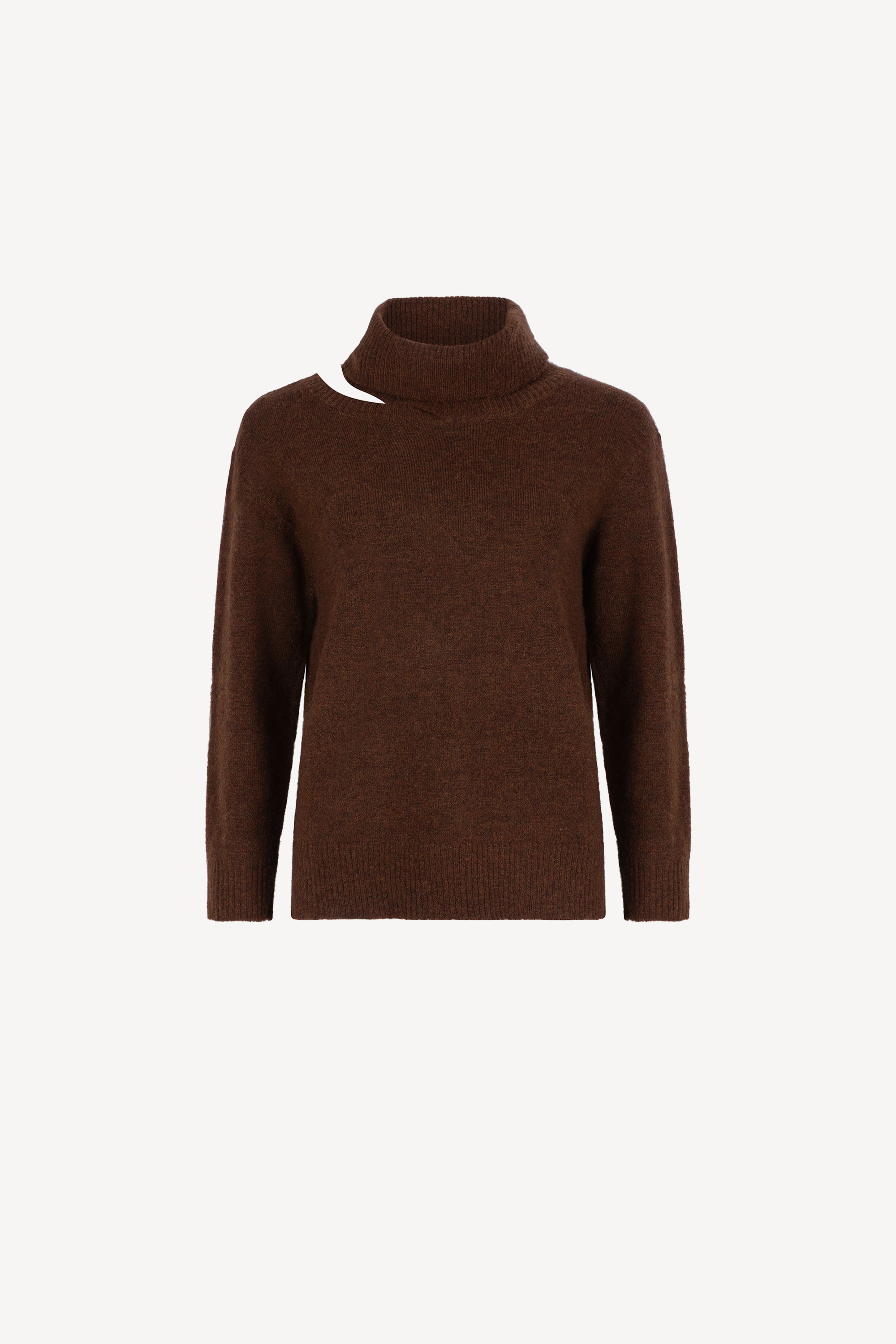 Aubrey Knitted Sweater Brown