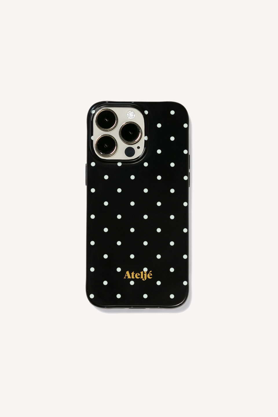 Black Mini Polka Dot Case