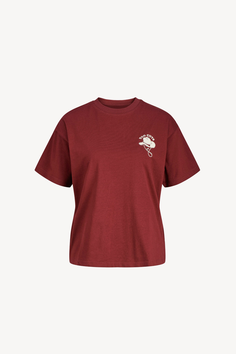 Cana Print Tee Cabernet