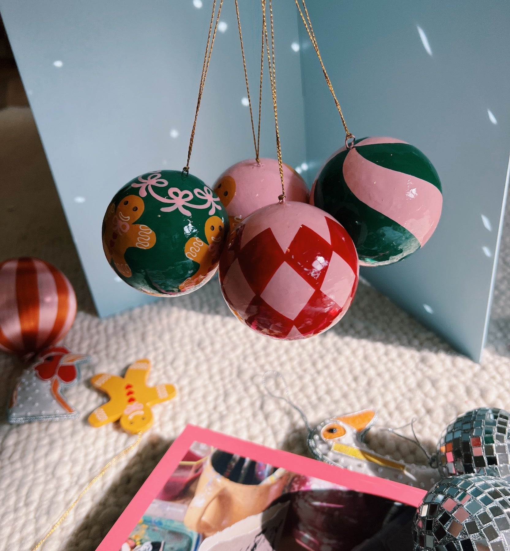 Christmas Swirl Ornament