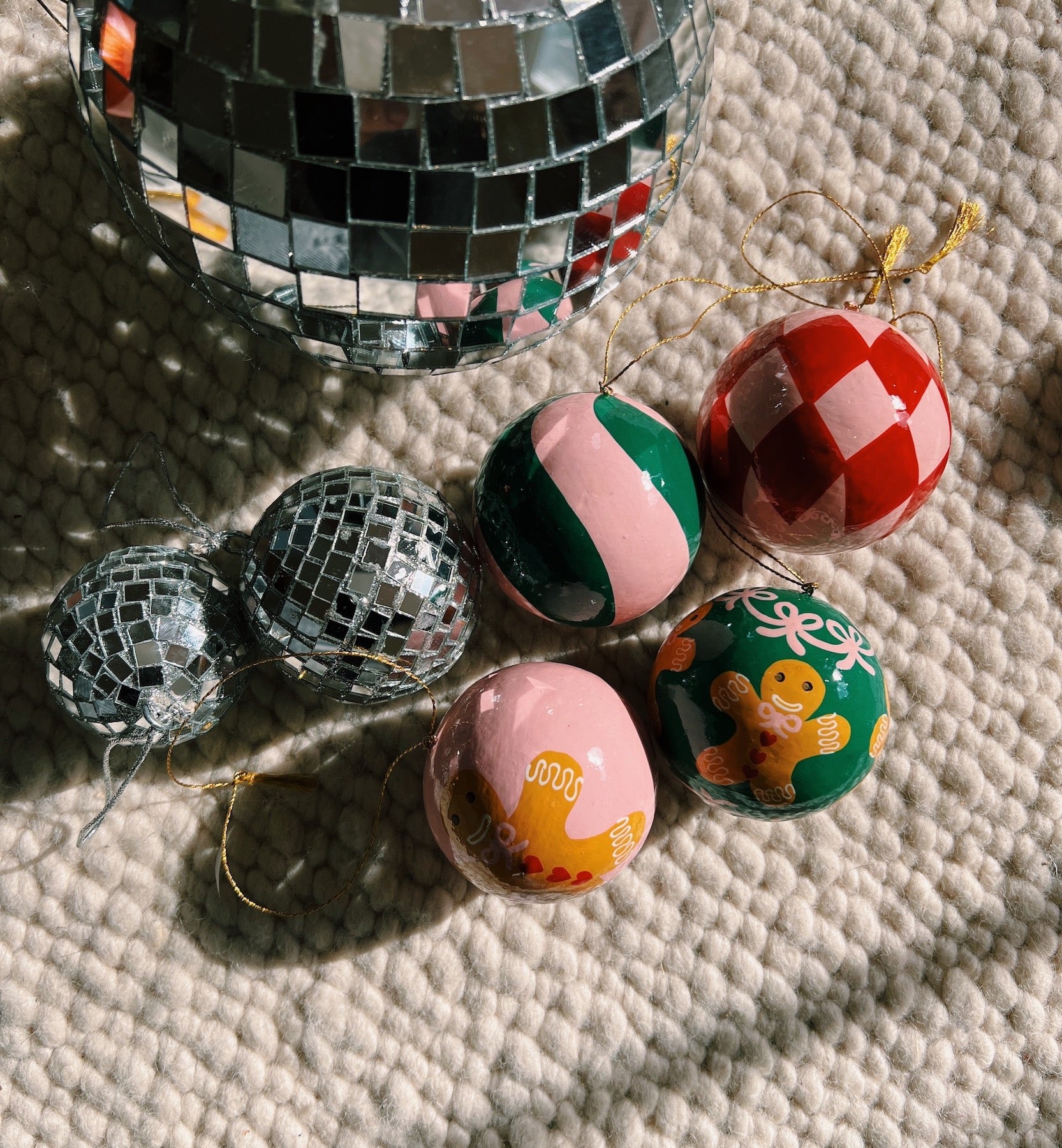 Christmas Swirl Ornament