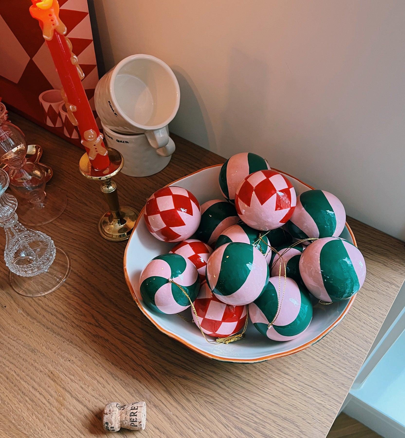 Christmas Swirl Ornament