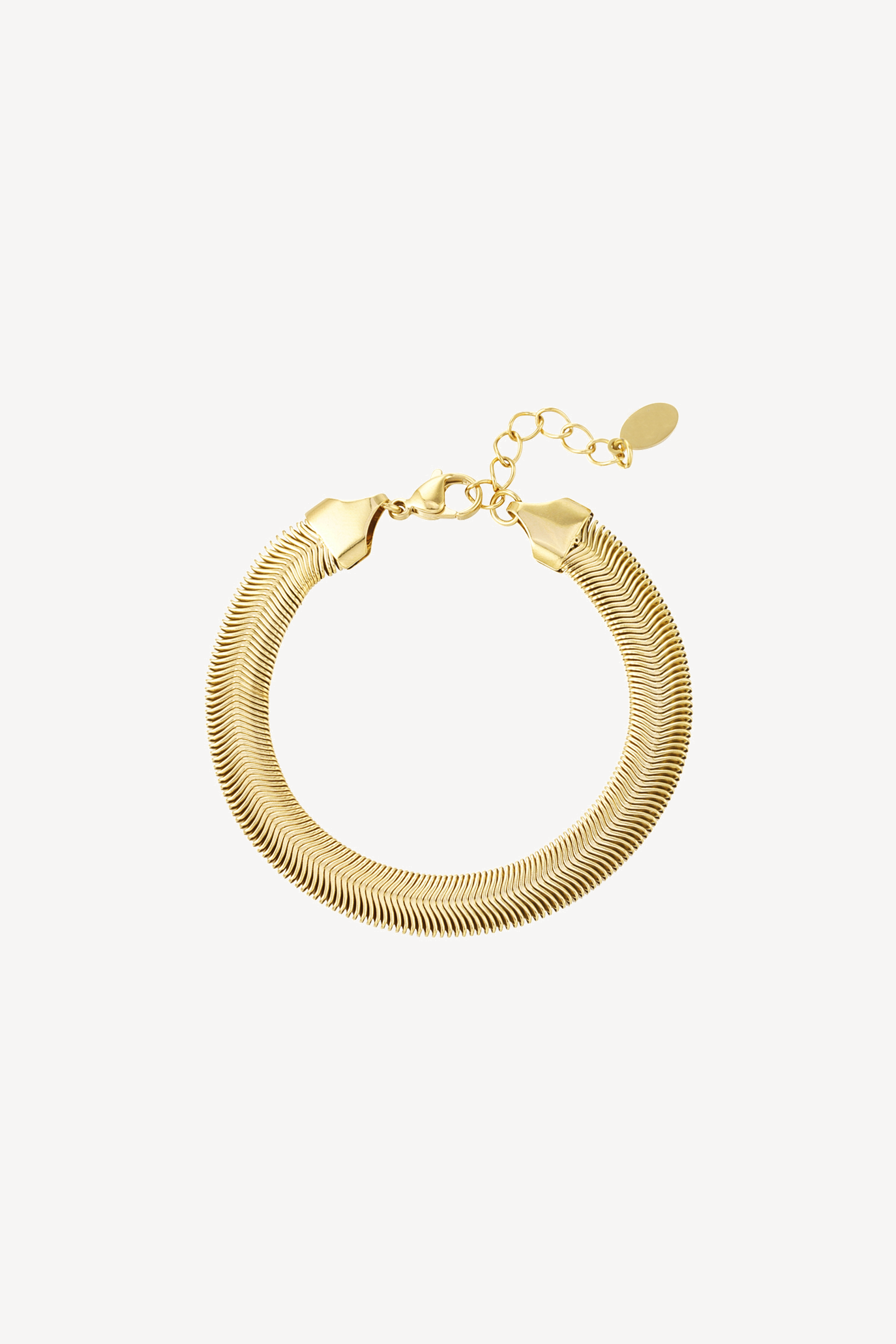 Chunky Snake Bracelet Gold