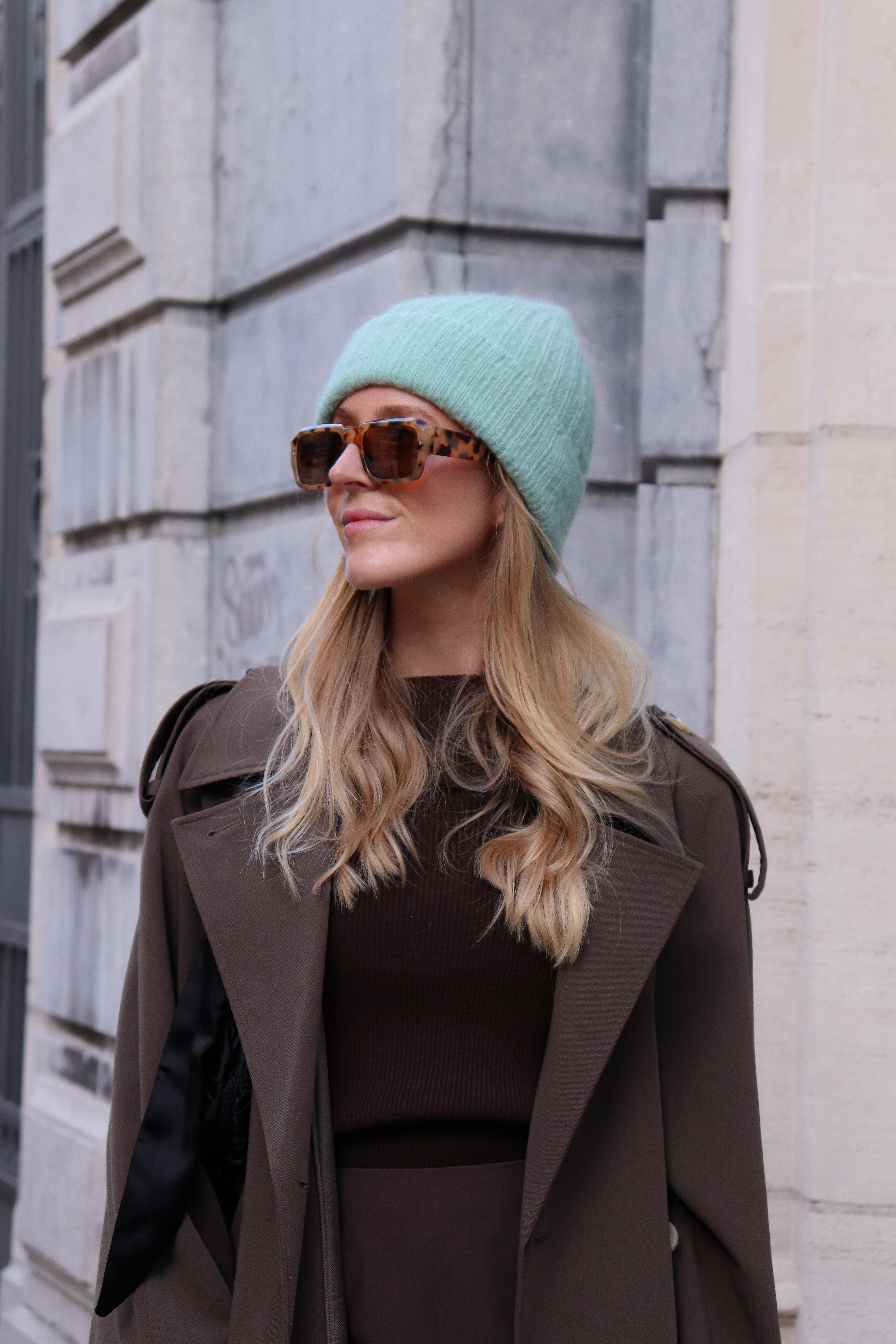 Manon Beanie Pastel Green