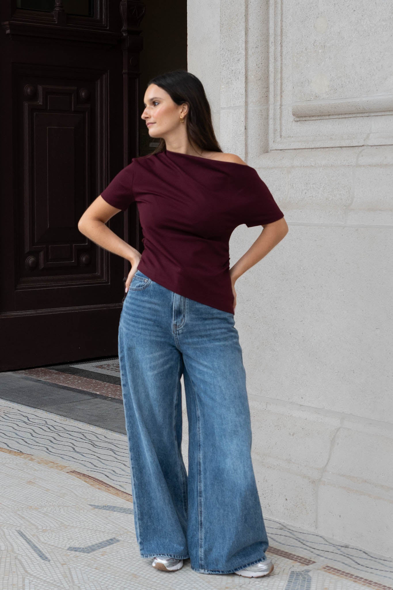 Janne Top Burgundy
