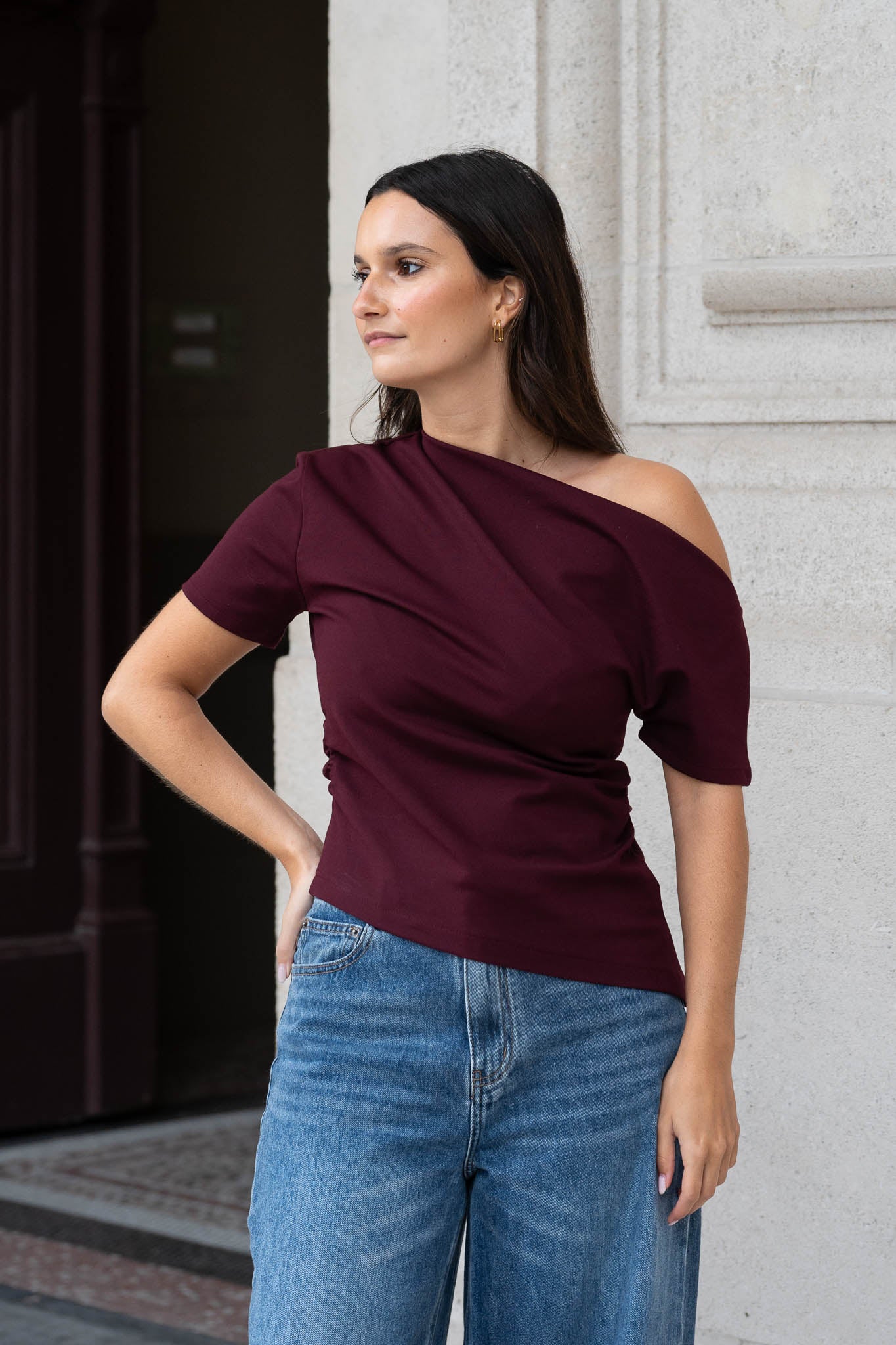 Janne Top Burgundy