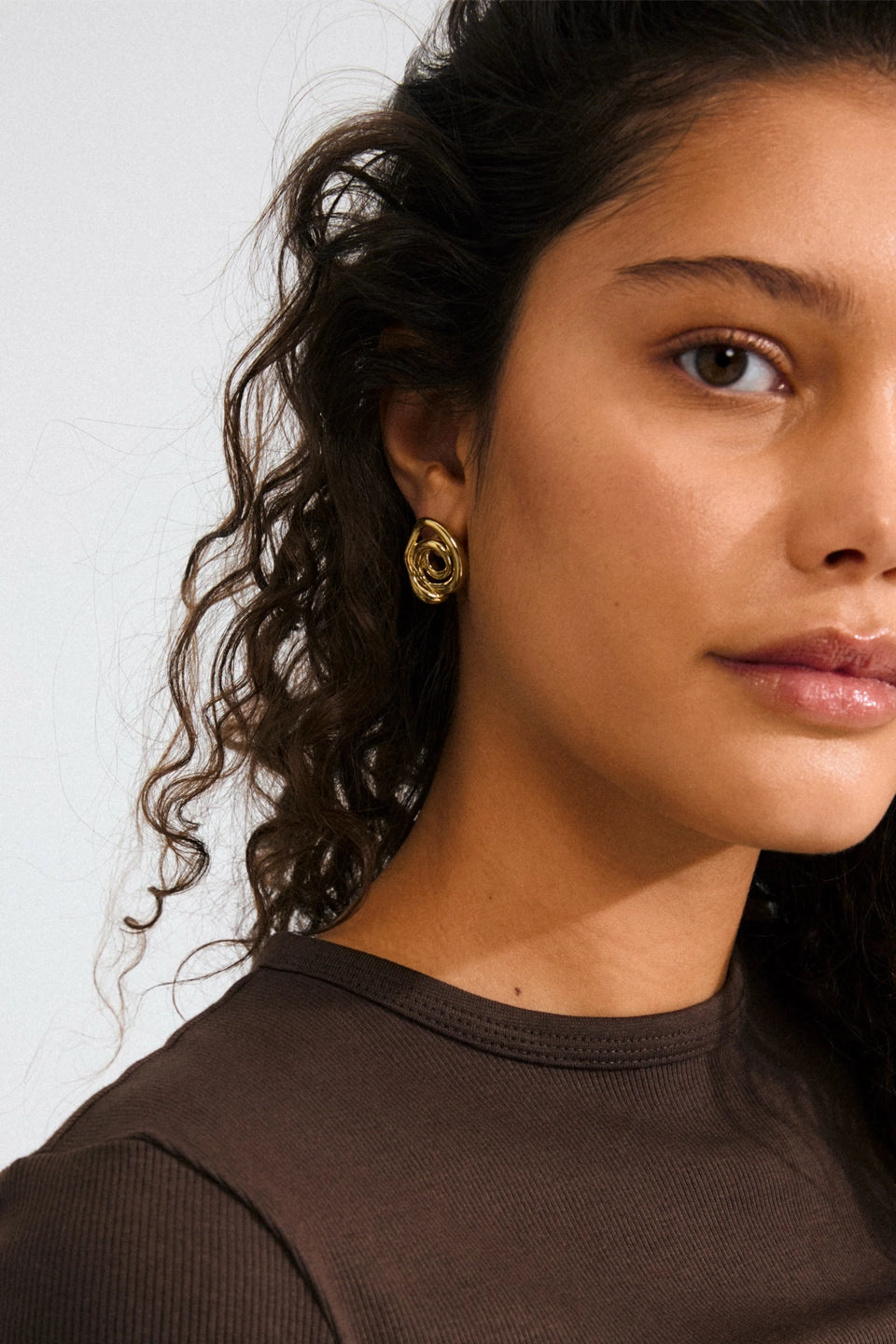 Unfold Earrings Gold