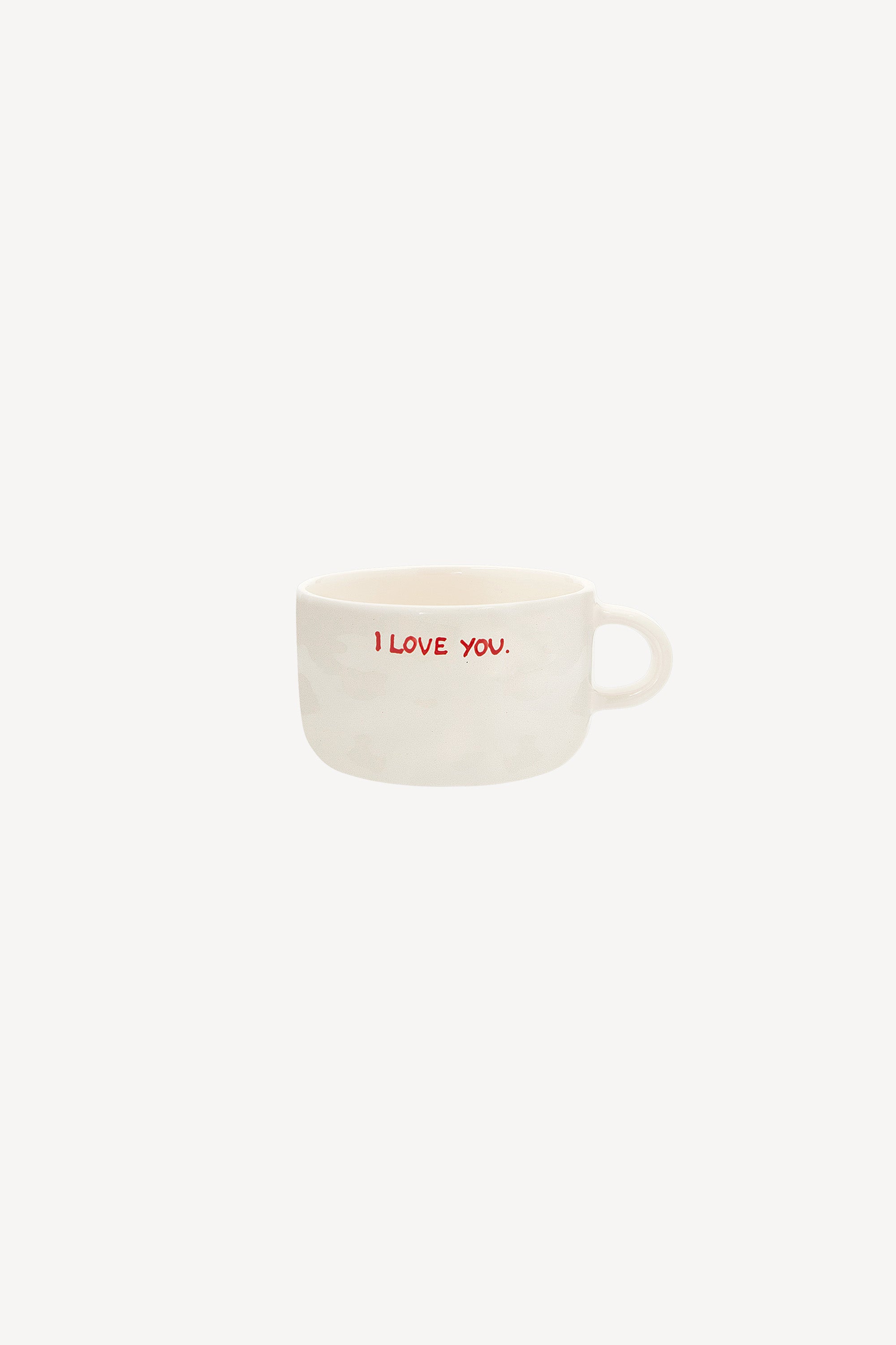 I Love You Cappuccino Mug