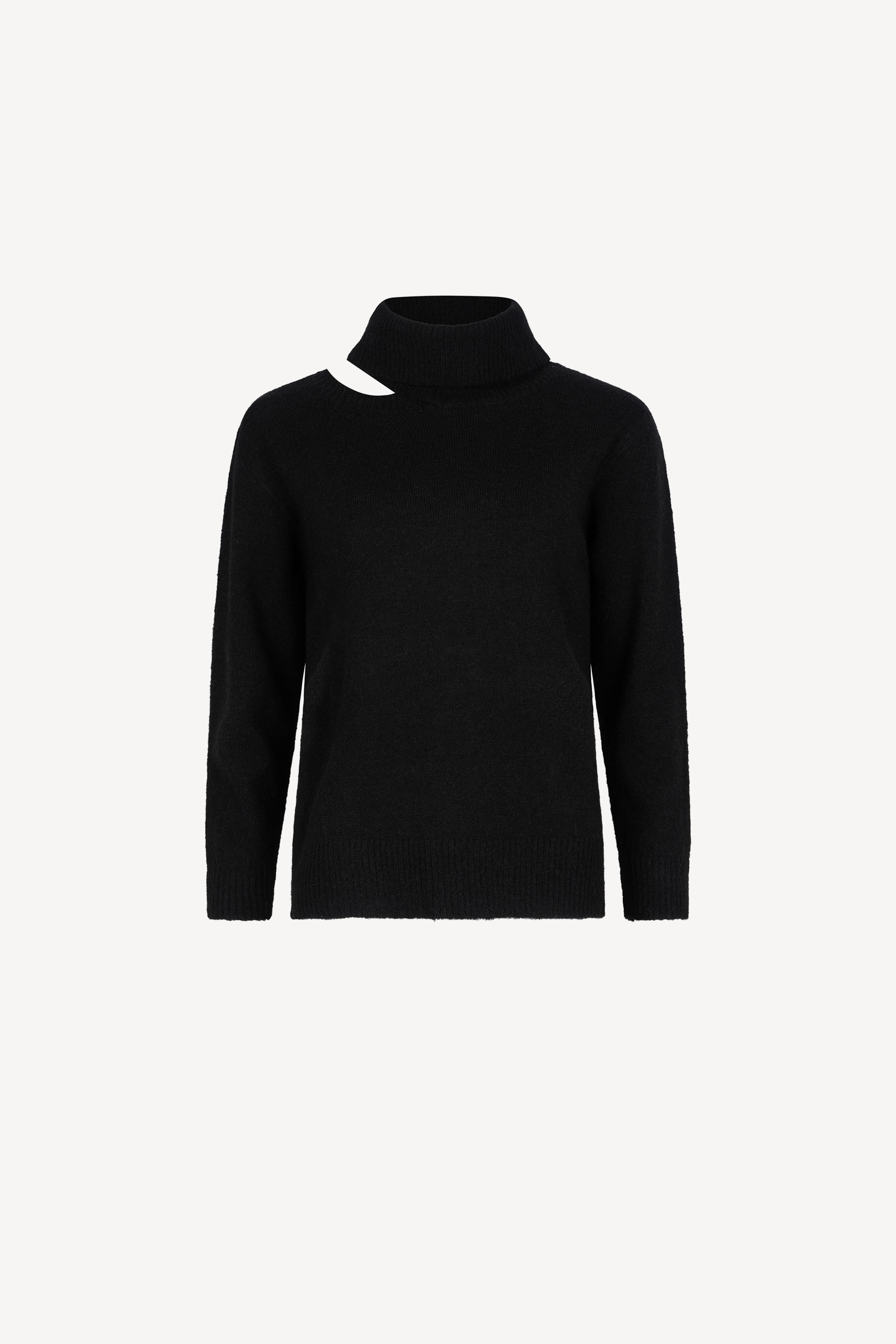 Aubrey Knitted Sweater Black
