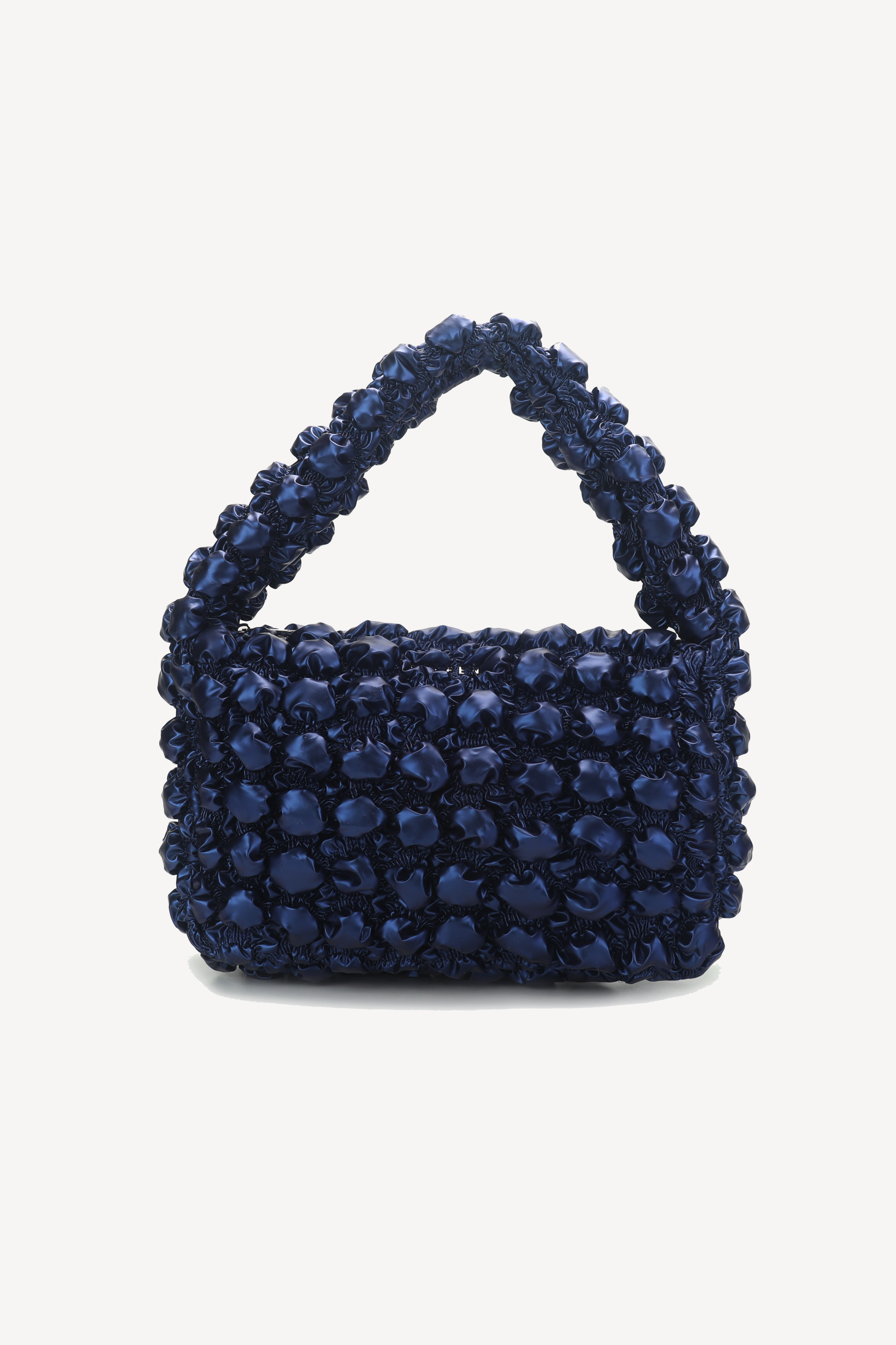 Leila Shoulder Bag Metallic Blue