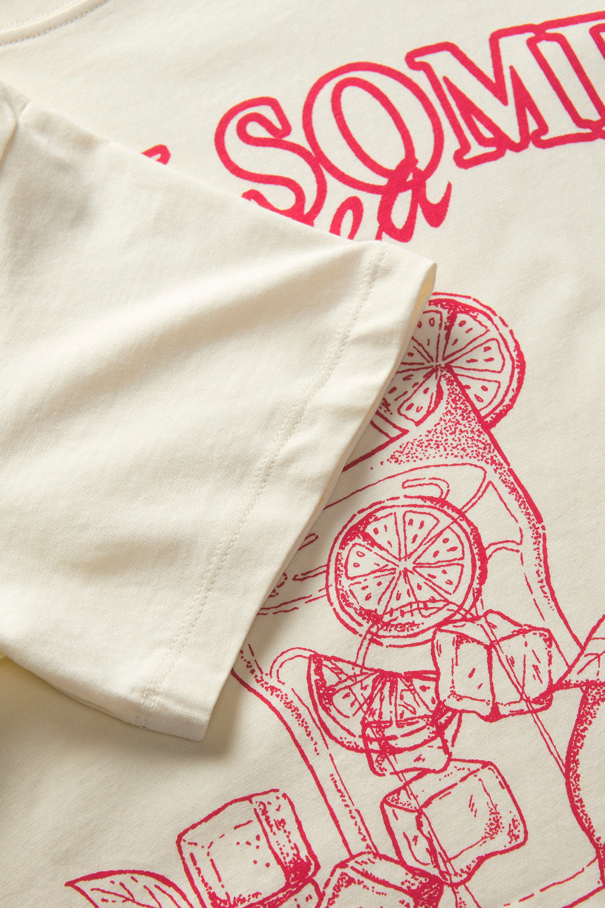 Lucy Print Tee Ice Iced Tea