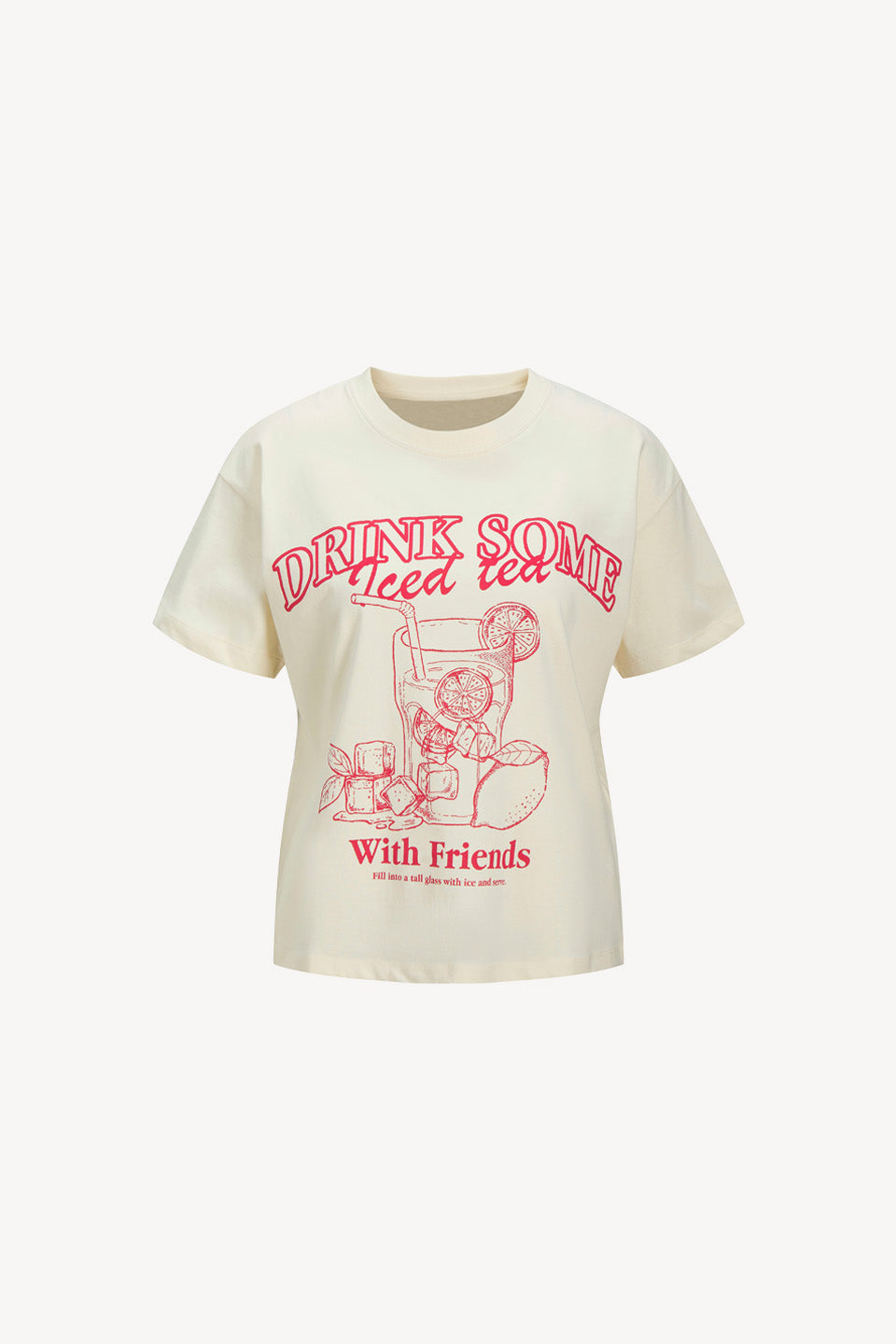 Lucy Print Tee Ice Iced Tea