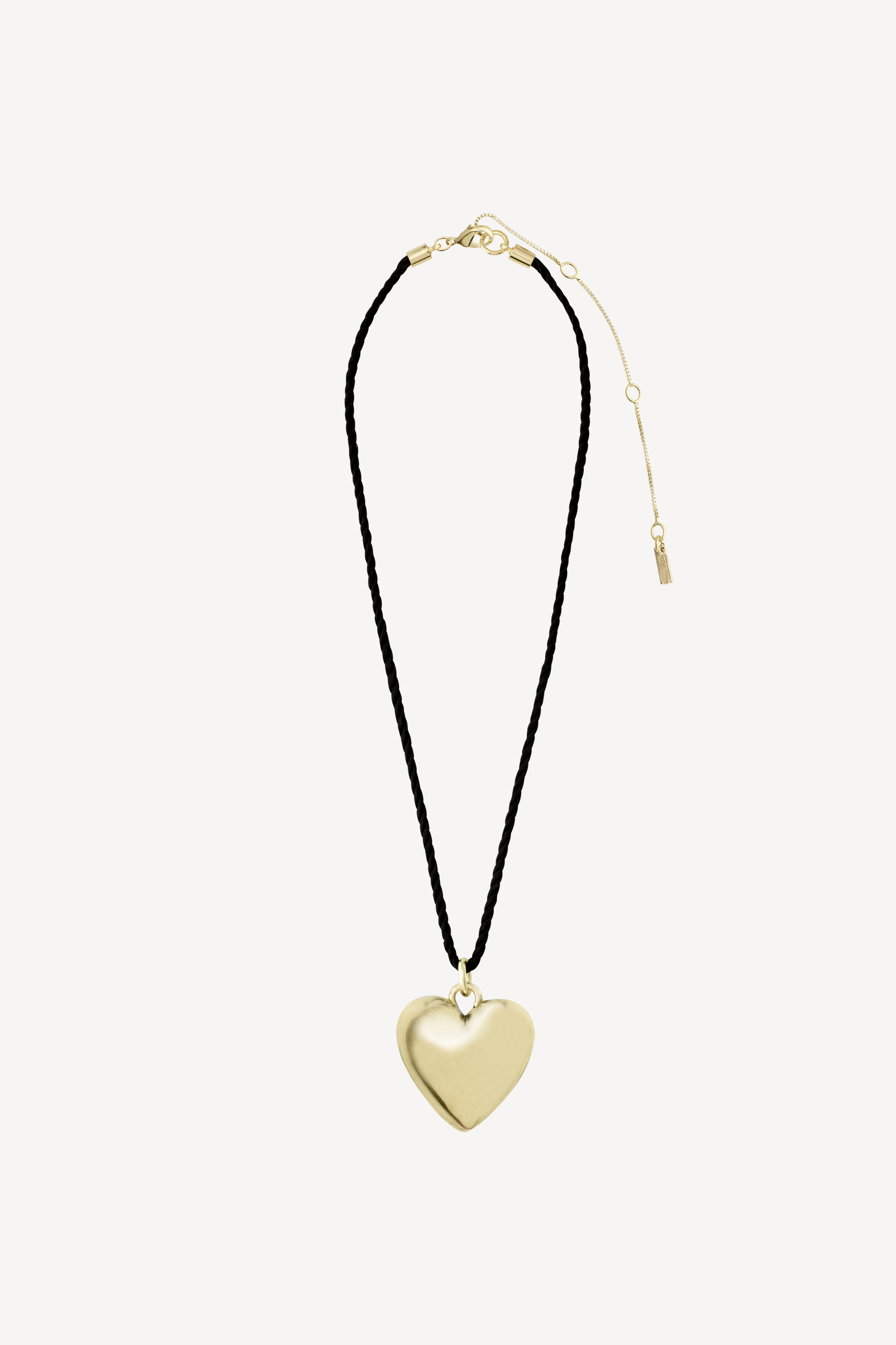 Reflect Heart Necklace Gold