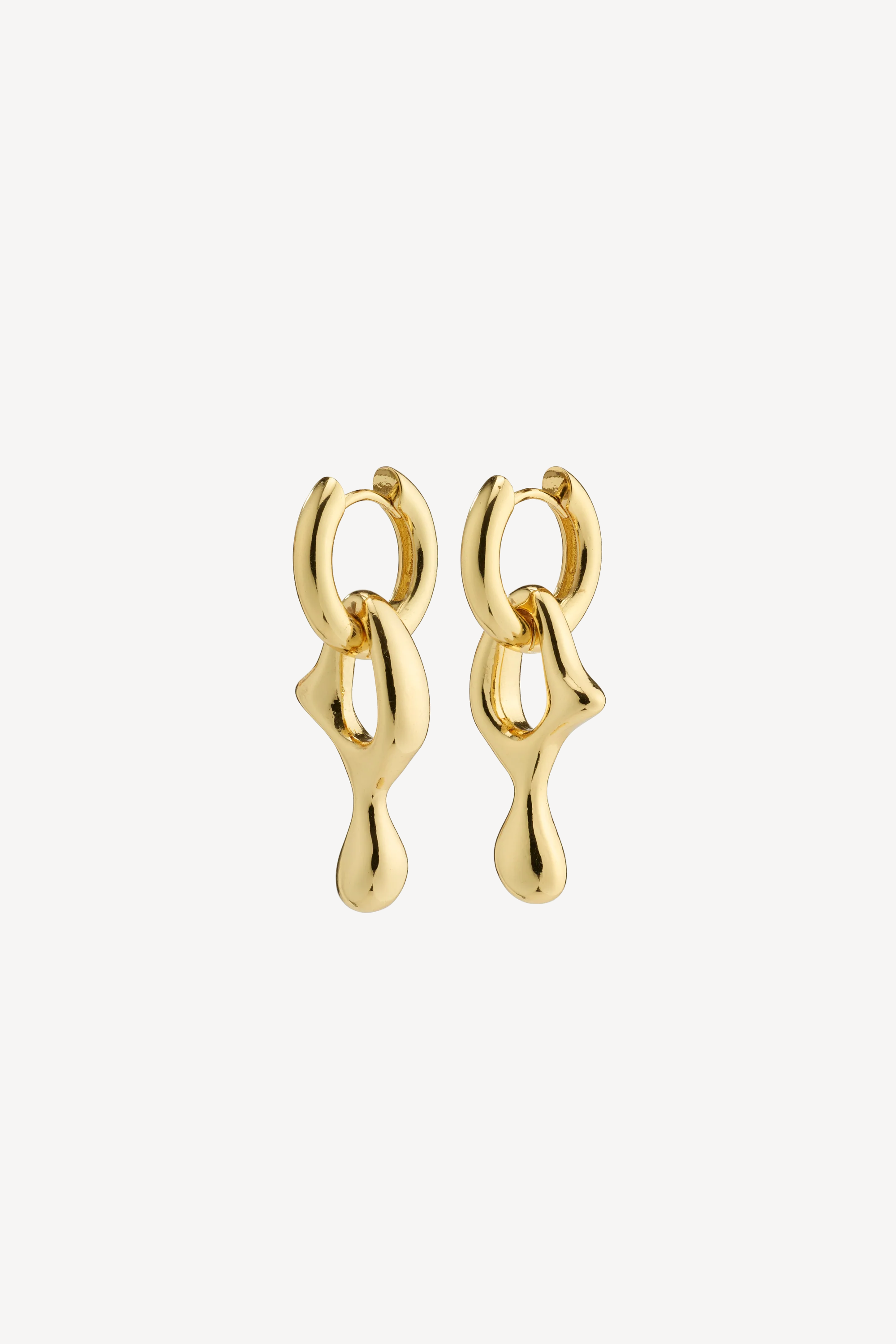Wave Earrings Gold (pair)