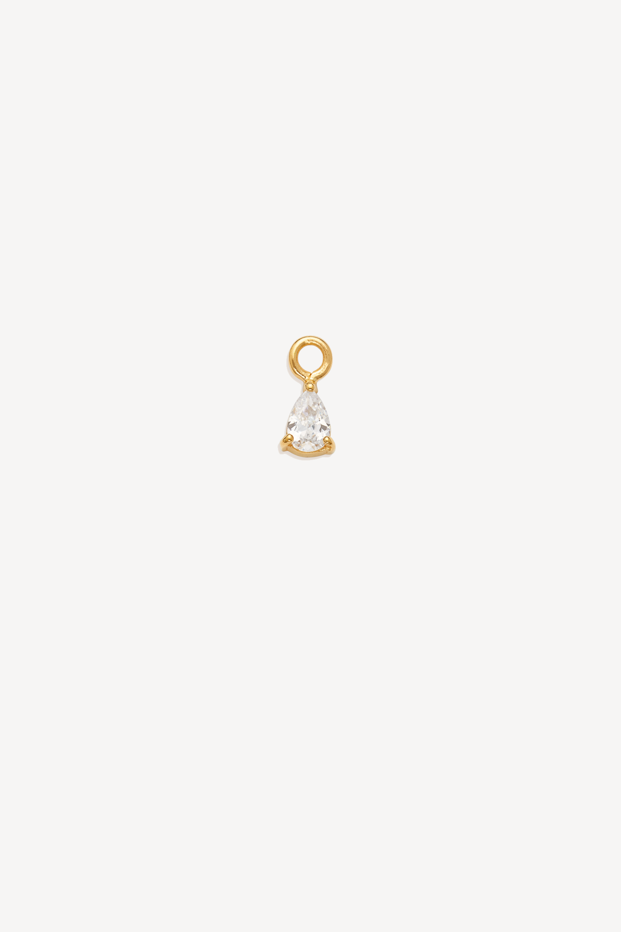 White Drop Dangle