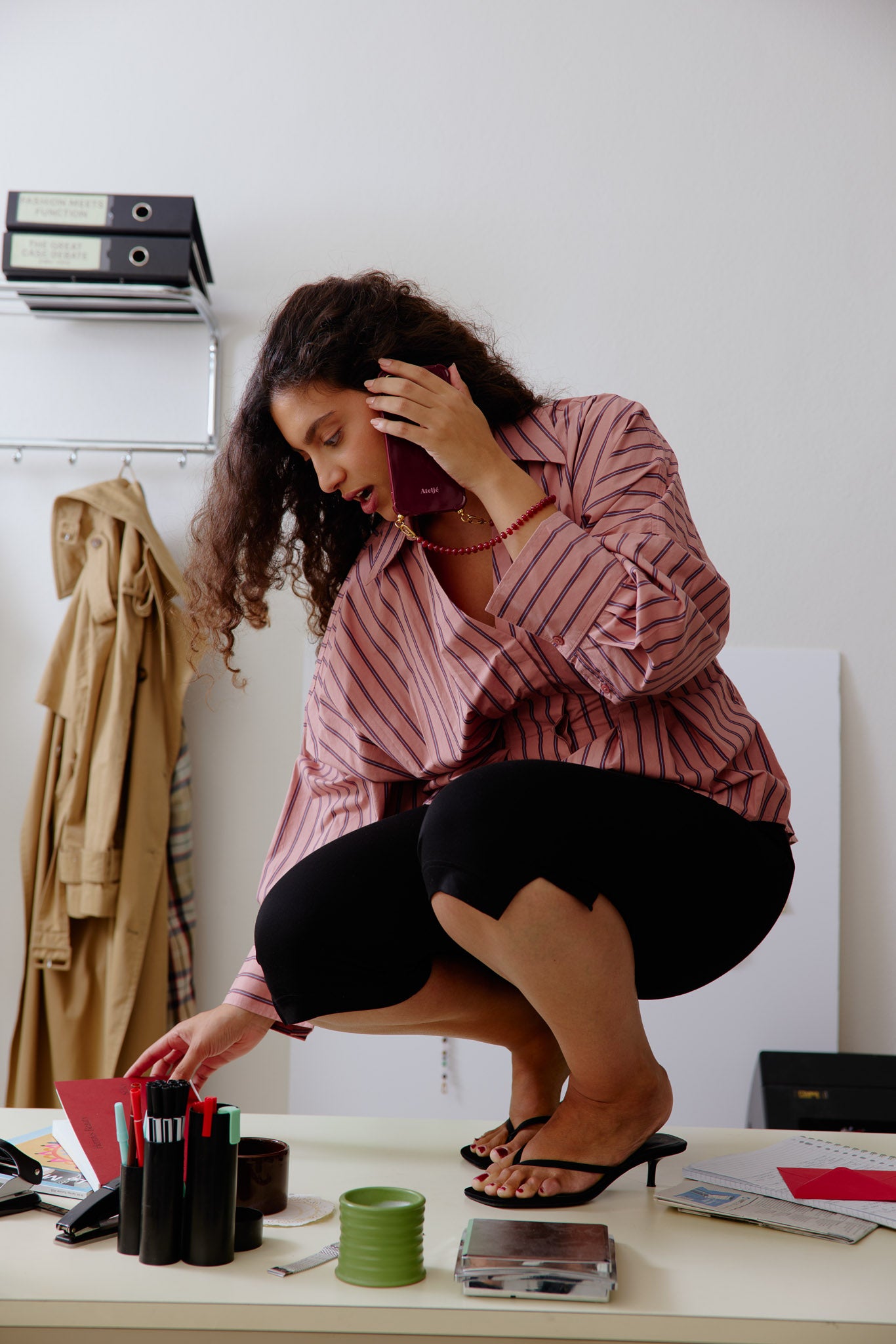 Bold Burgundy iPhone Case