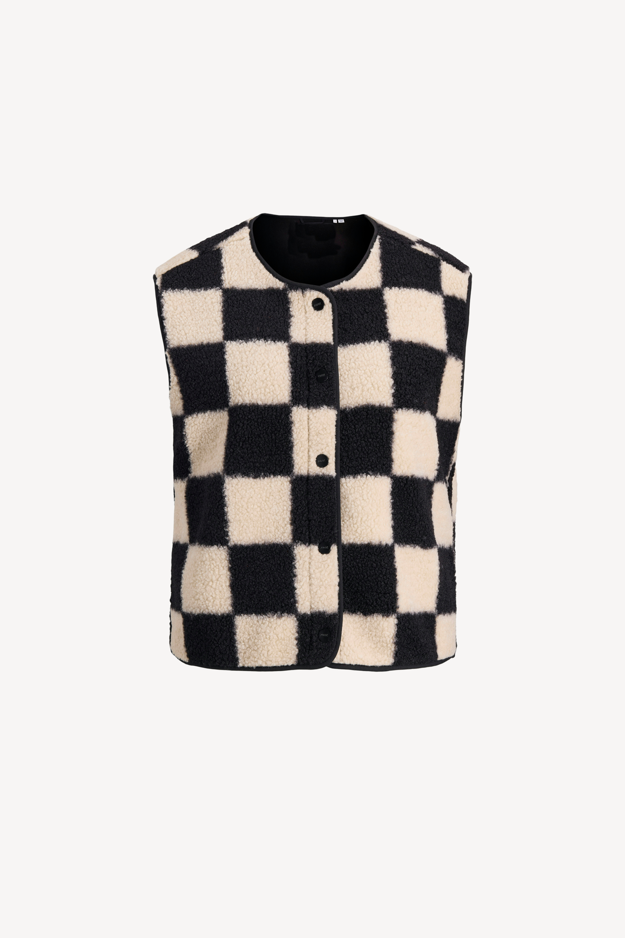 Vera Check Teddy Vest