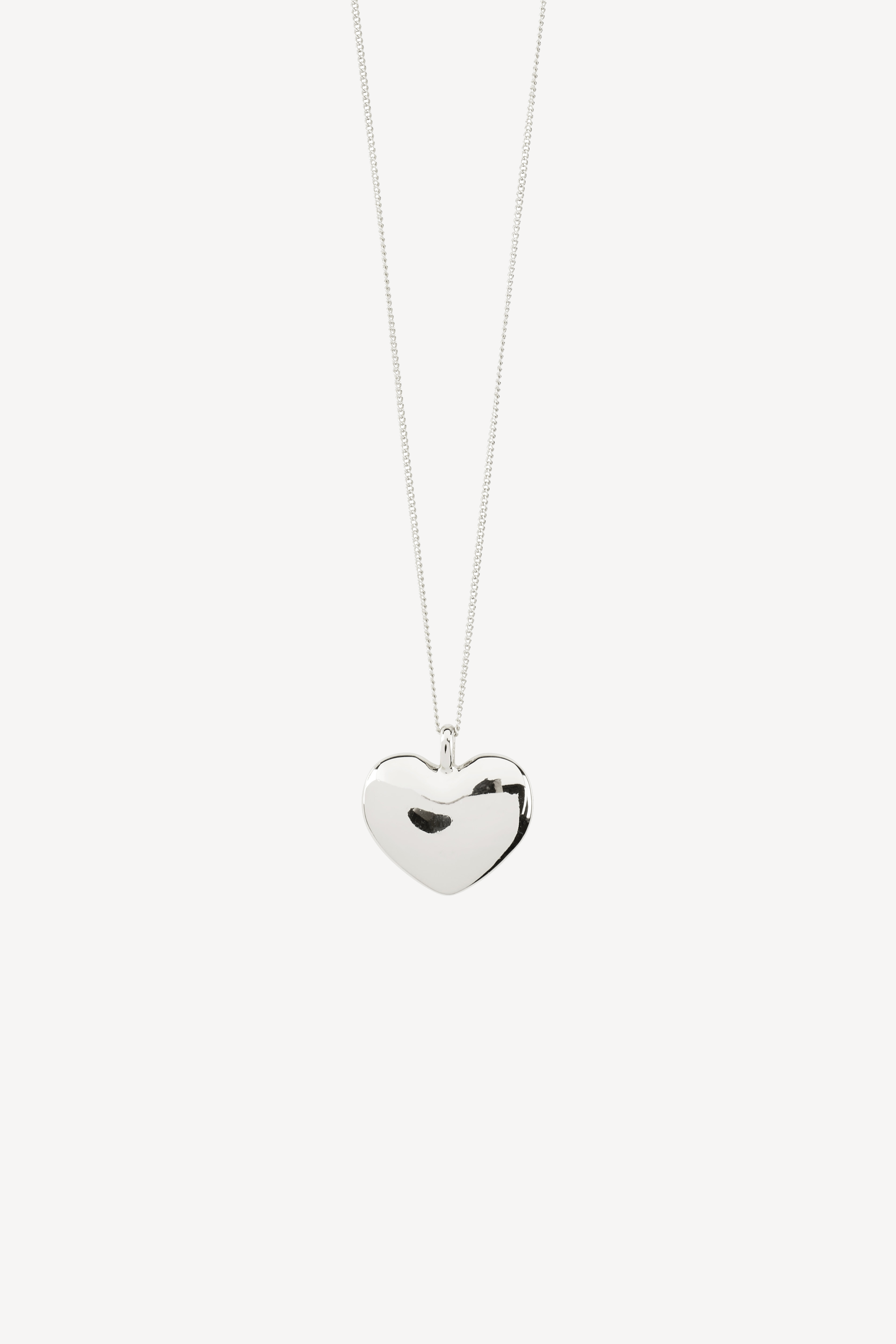 Sophia Heart Pendant Necklace Silver